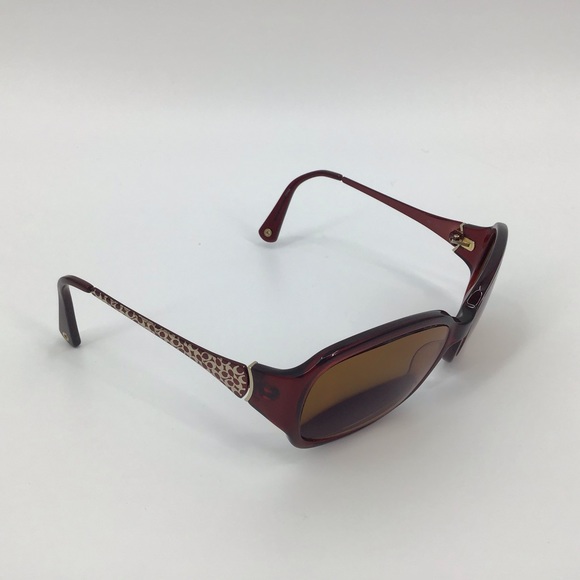 Coach Eyeglass Frames, Style S2005, Burgundy - Picture 7 of 16